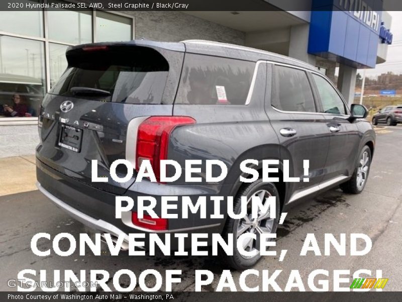 Steel Graphite / Black/Gray 2020 Hyundai Palisade SEL AWD