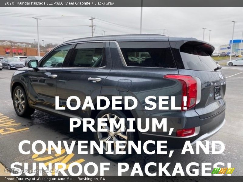 Steel Graphite / Black/Gray 2020 Hyundai Palisade SEL AWD