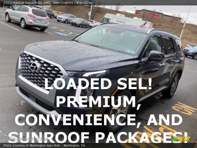 Steel Graphite / Black/Gray 2020 Hyundai Palisade SEL AWD