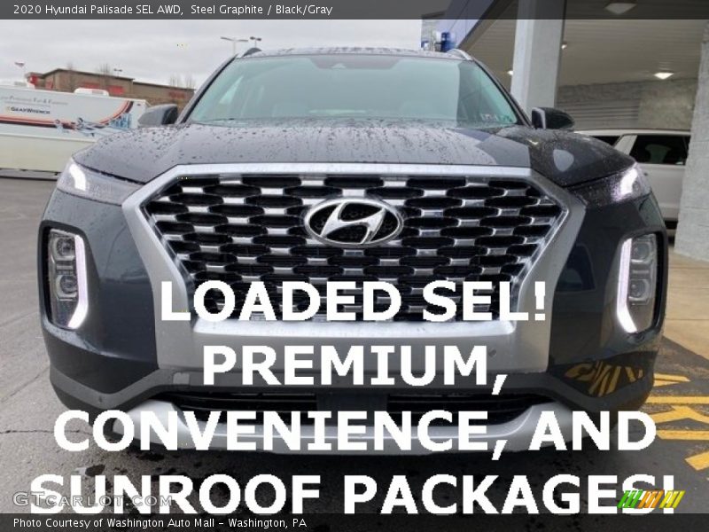 Steel Graphite / Black/Gray 2020 Hyundai Palisade SEL AWD