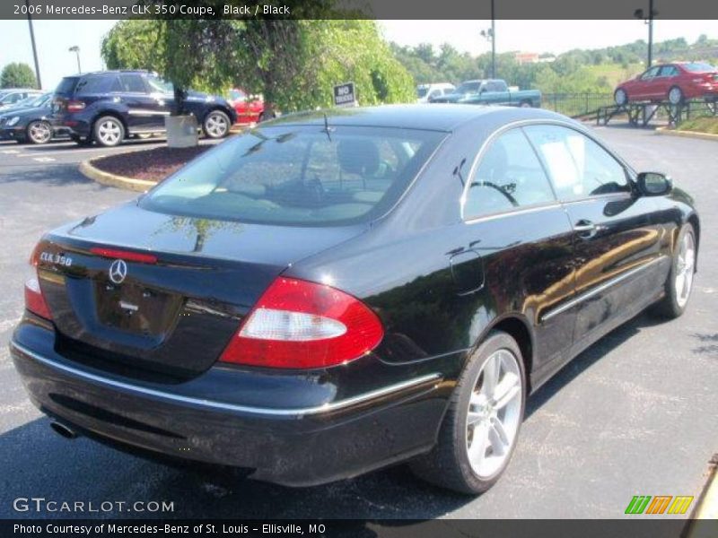 Black / Black 2006 Mercedes-Benz CLK 350 Coupe