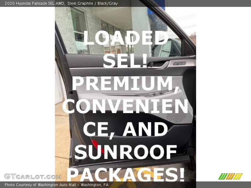 Steel Graphite / Black/Gray 2020 Hyundai Palisade SEL AWD