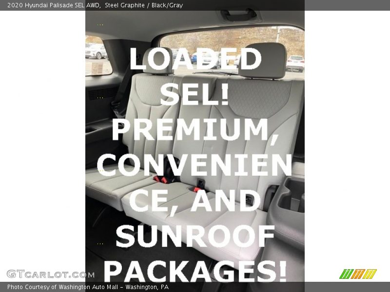 Steel Graphite / Black/Gray 2020 Hyundai Palisade SEL AWD