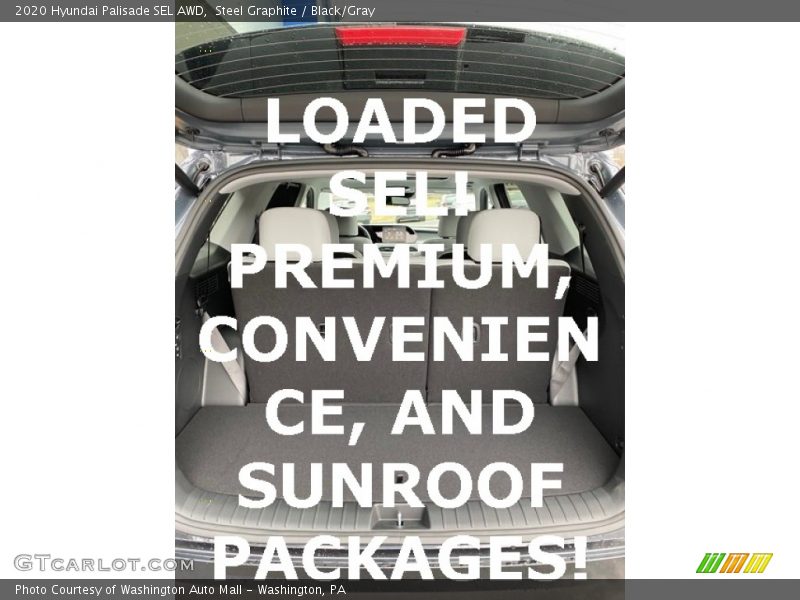Steel Graphite / Black/Gray 2020 Hyundai Palisade SEL AWD