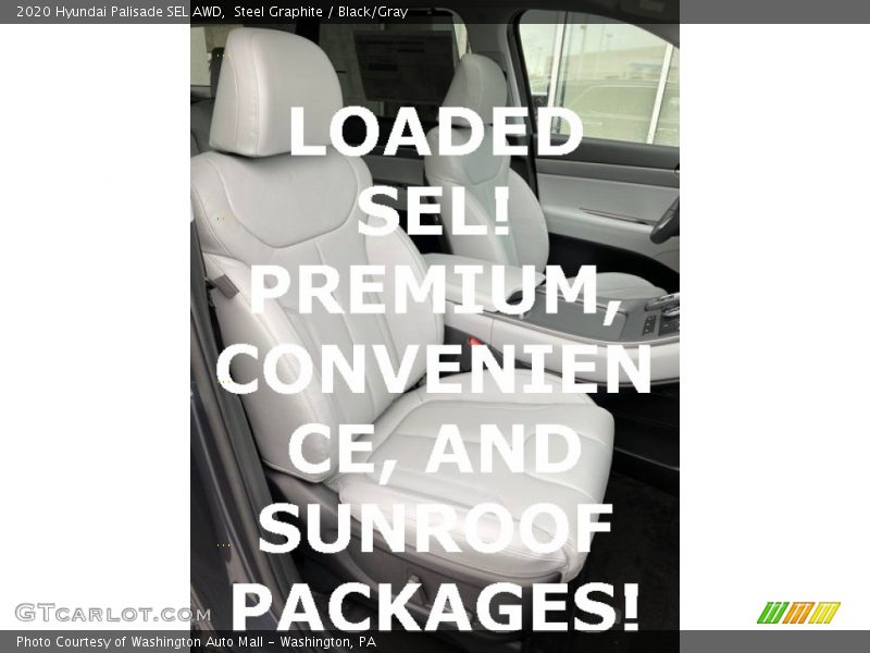 Steel Graphite / Black/Gray 2020 Hyundai Palisade SEL AWD