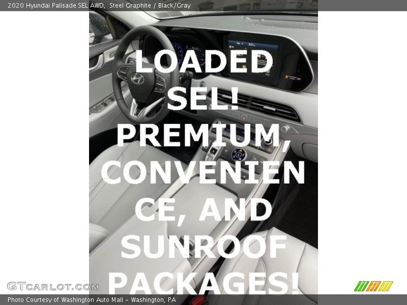 Steel Graphite / Black/Gray 2020 Hyundai Palisade SEL AWD