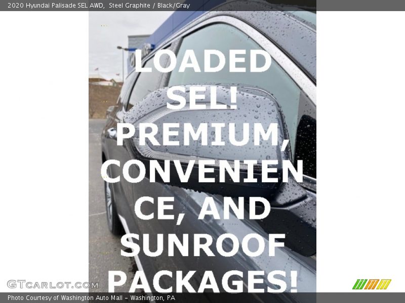 Steel Graphite / Black/Gray 2020 Hyundai Palisade SEL AWD