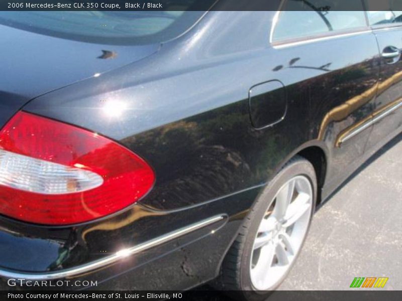 Black / Black 2006 Mercedes-Benz CLK 350 Coupe