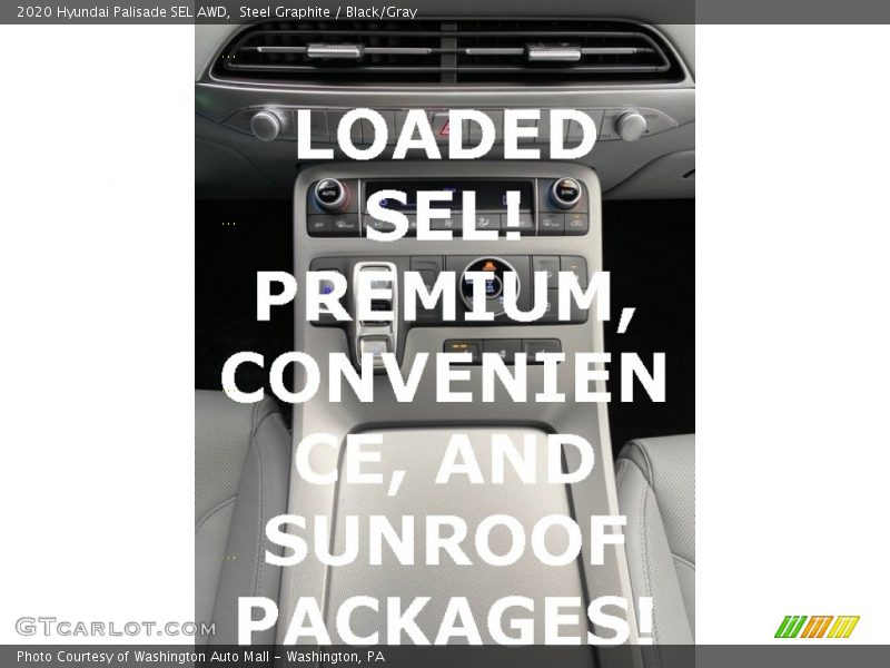 Steel Graphite / Black/Gray 2020 Hyundai Palisade SEL AWD