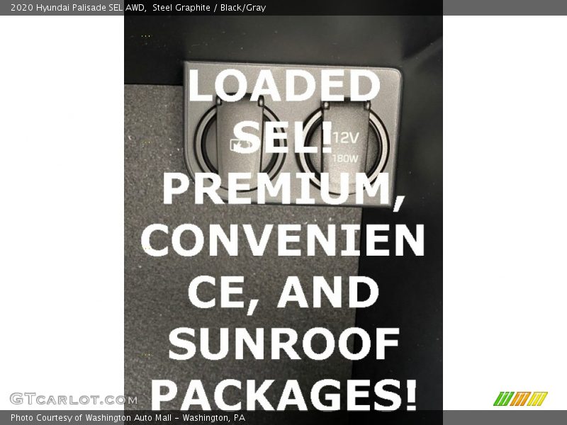 Steel Graphite / Black/Gray 2020 Hyundai Palisade SEL AWD