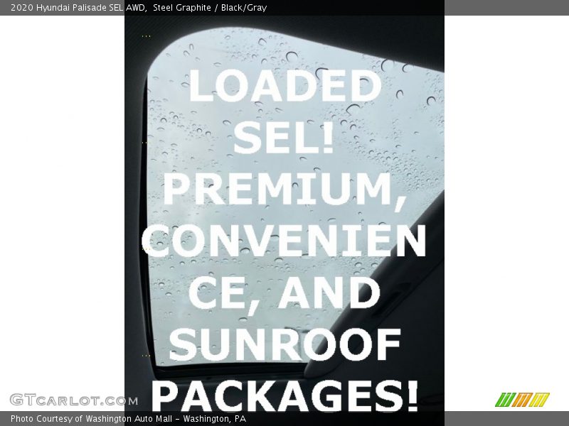 Steel Graphite / Black/Gray 2020 Hyundai Palisade SEL AWD