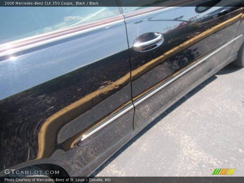 Black / Black 2006 Mercedes-Benz CLK 350 Coupe