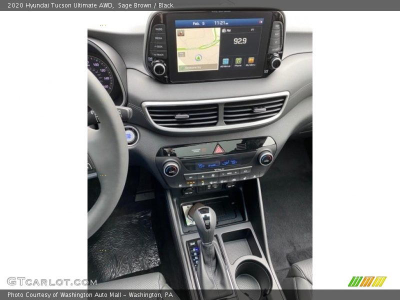 Sage Brown / Black 2020 Hyundai Tucson Ultimate AWD