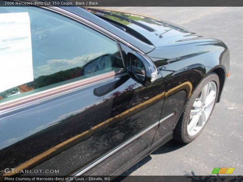 Black / Black 2006 Mercedes-Benz CLK 350 Coupe