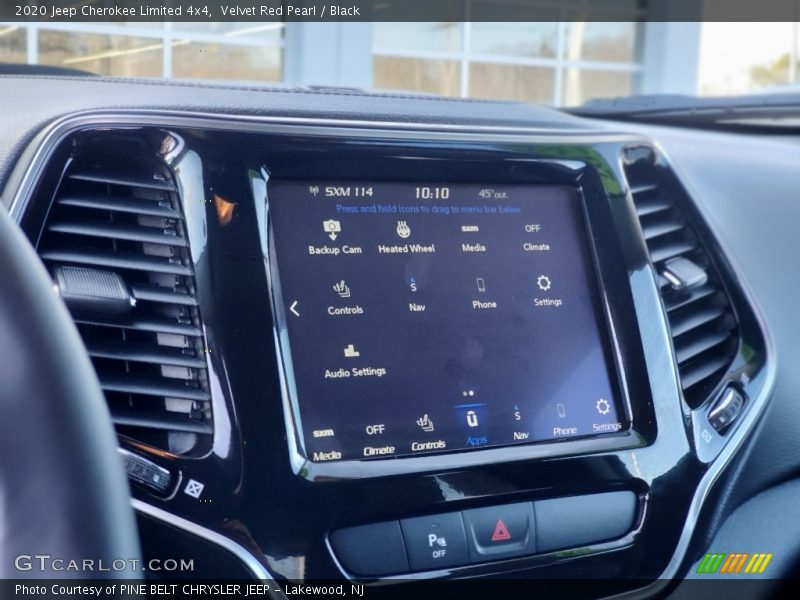 Velvet Red Pearl / Black 2020 Jeep Cherokee Limited 4x4