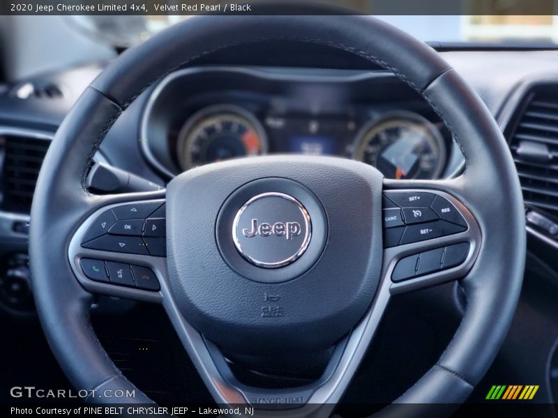 Velvet Red Pearl / Black 2020 Jeep Cherokee Limited 4x4
