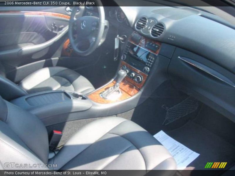 Black / Black 2006 Mercedes-Benz CLK 350 Coupe