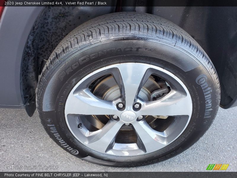 Velvet Red Pearl / Black 2020 Jeep Cherokee Limited 4x4
