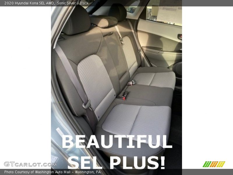 Sonic Silver / Black 2020 Hyundai Kona SEL AWD