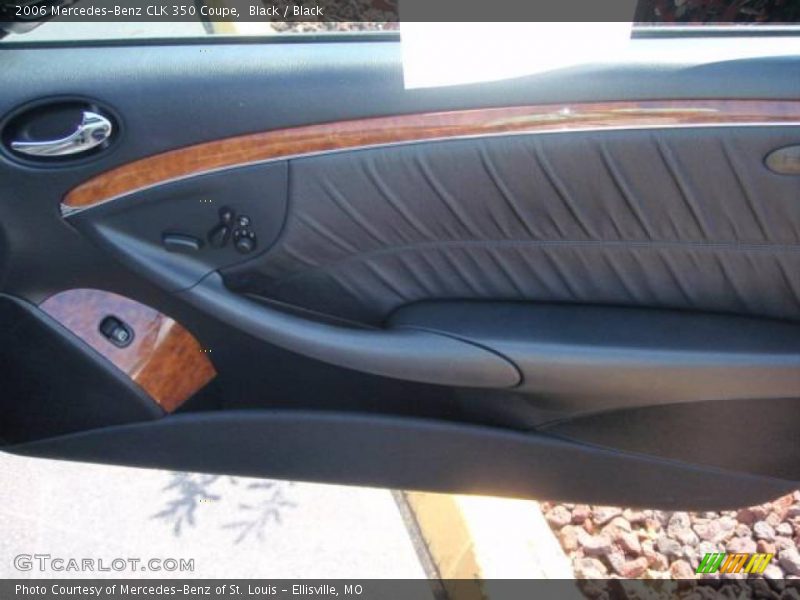 Black / Black 2006 Mercedes-Benz CLK 350 Coupe