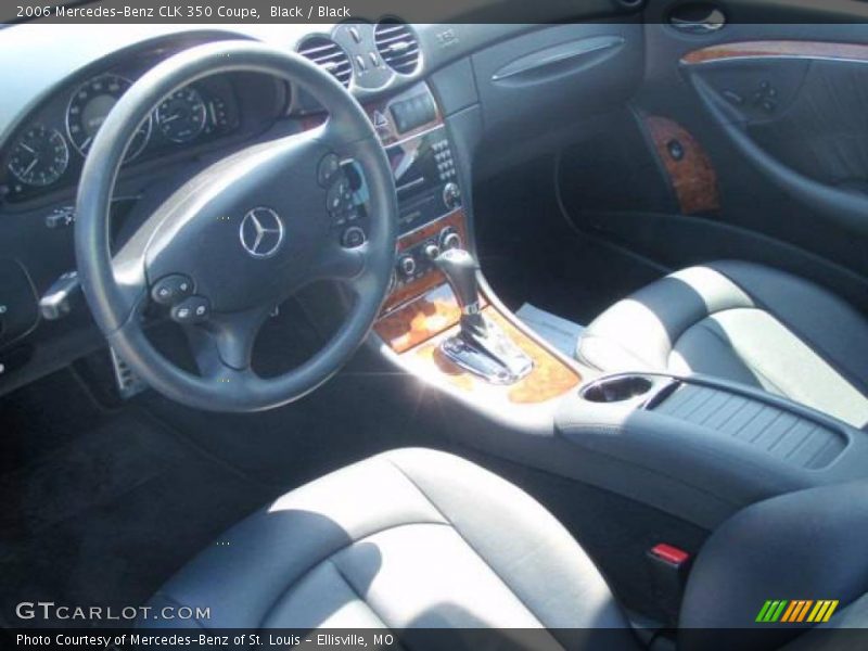Black / Black 2006 Mercedes-Benz CLK 350 Coupe