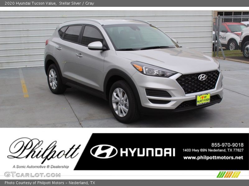 Stellar Silver / Gray 2020 Hyundai Tucson Value