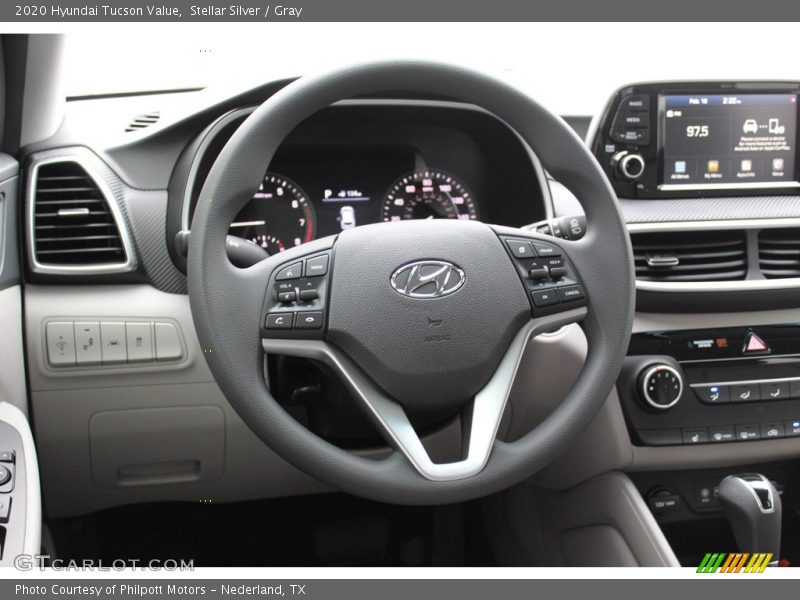 Stellar Silver / Gray 2020 Hyundai Tucson Value