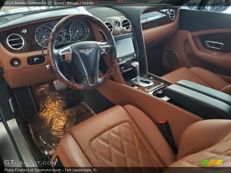  2014 Continental GT Speed Saddle Interior