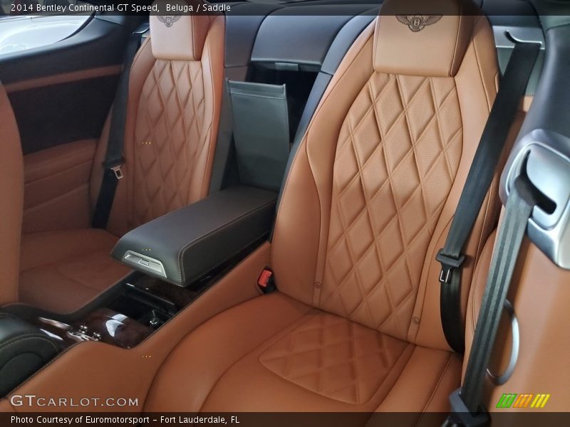 Rear Seat of 2014 Continental GT Speed