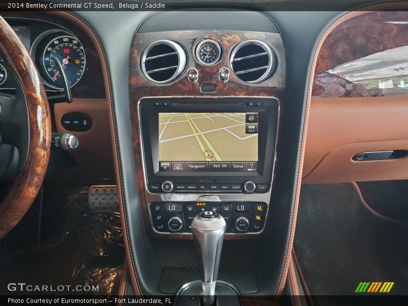 Navigation of 2014 Continental GT Speed