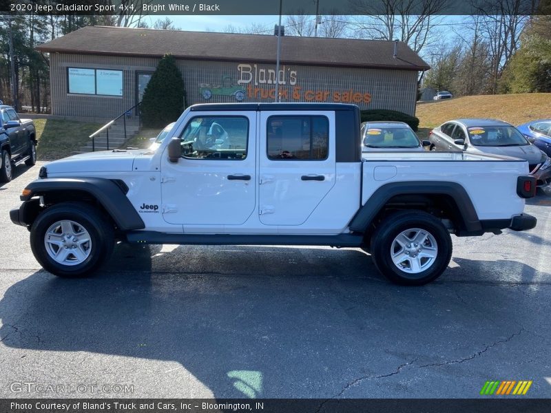 Bright White / Black 2020 Jeep Gladiator Sport 4x4