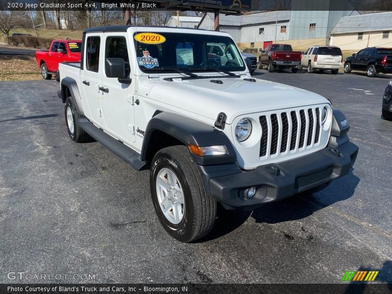 Bright White / Black 2020 Jeep Gladiator Sport 4x4