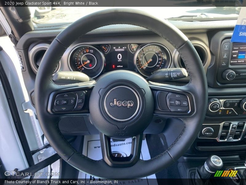 Bright White / Black 2020 Jeep Gladiator Sport 4x4