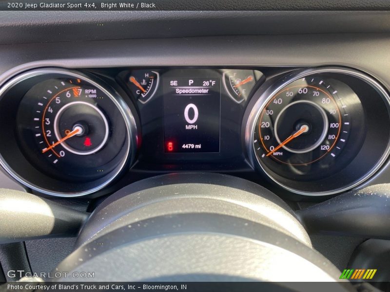 Bright White / Black 2020 Jeep Gladiator Sport 4x4