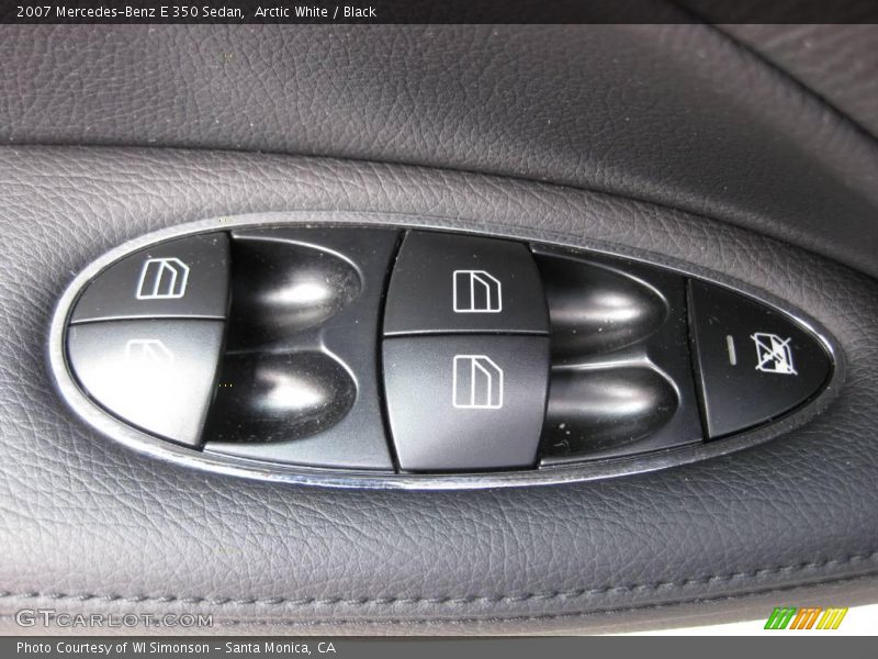 Arctic White / Black 2007 Mercedes-Benz E 350 Sedan