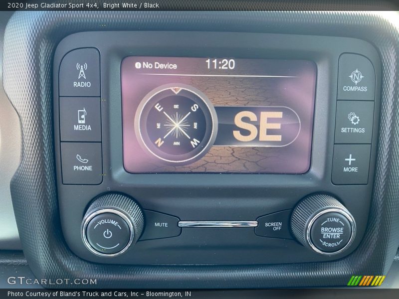 Bright White / Black 2020 Jeep Gladiator Sport 4x4