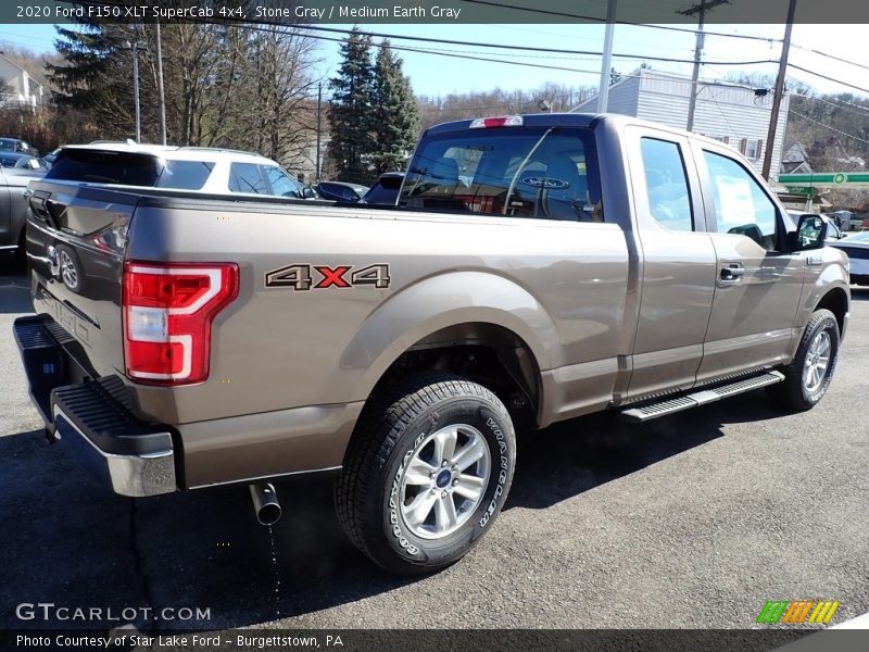 Stone Gray / Medium Earth Gray 2020 Ford F150 XLT SuperCab 4x4