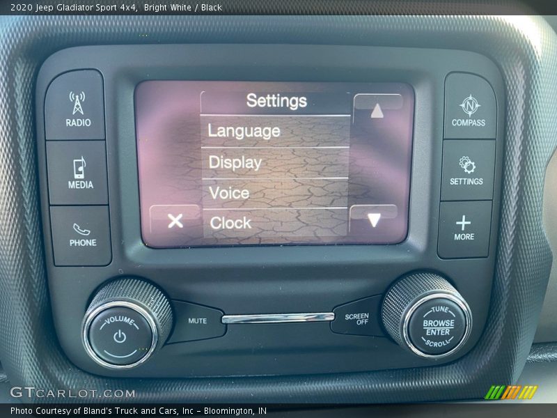 Bright White / Black 2020 Jeep Gladiator Sport 4x4