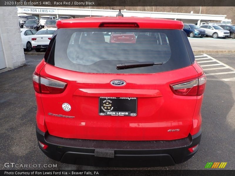 Race Red / Ebony Black 2020 Ford EcoSport S 4WD