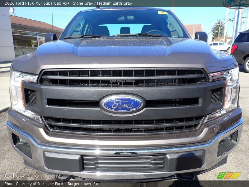 Stone Gray / Medium Earth Gray 2020 Ford F150 XLT SuperCab 4x4