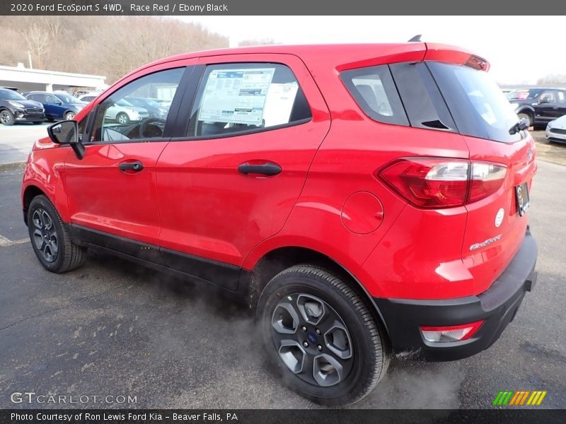 Race Red / Ebony Black 2020 Ford EcoSport S 4WD