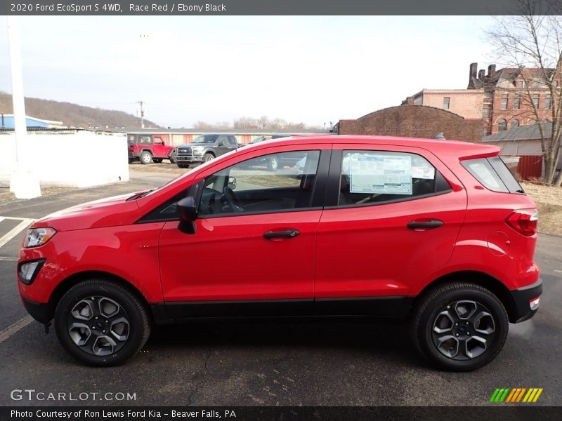Race Red / Ebony Black 2020 Ford EcoSport S 4WD