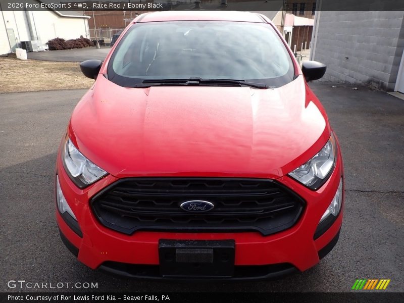 Race Red / Ebony Black 2020 Ford EcoSport S 4WD