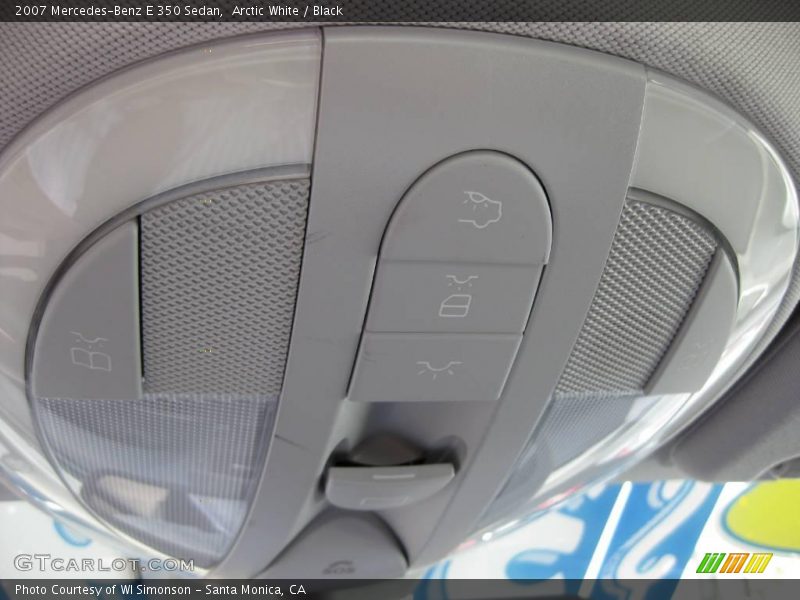 Arctic White / Black 2007 Mercedes-Benz E 350 Sedan