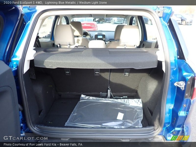 Lightning Blue Metallic / Medium Light Stone 2020 Ford EcoSport S 4WD