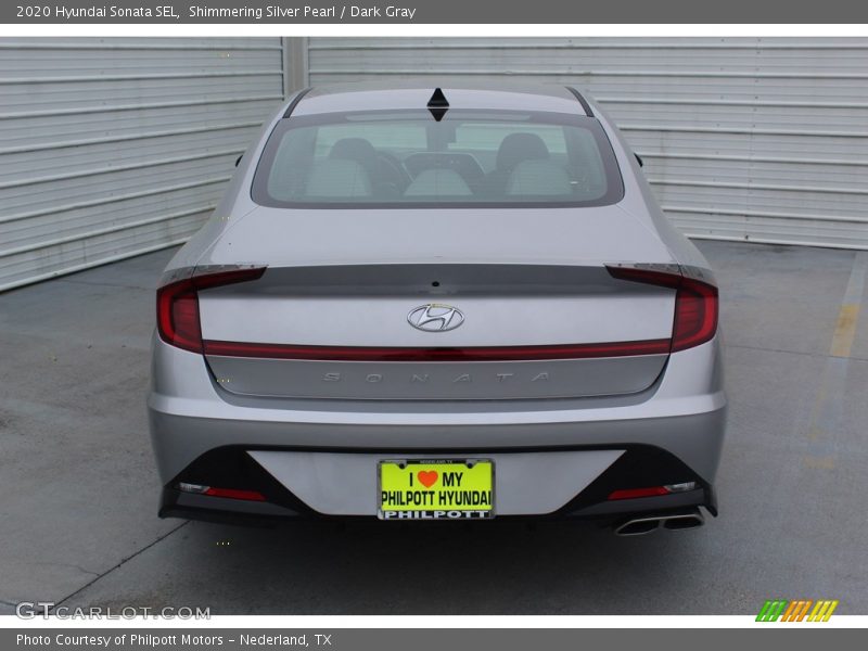 Shimmering Silver Pearl / Dark Gray 2020 Hyundai Sonata SEL