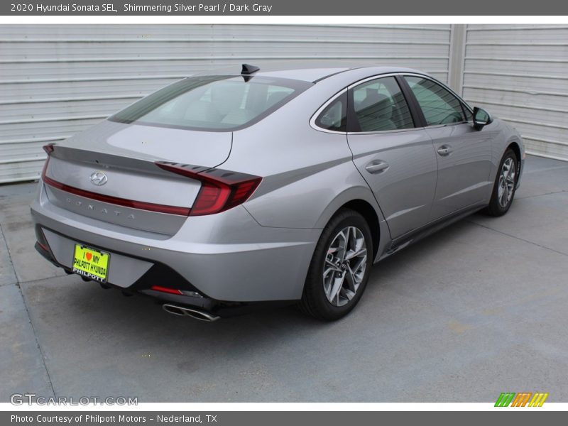 Shimmering Silver Pearl / Dark Gray 2020 Hyundai Sonata SEL