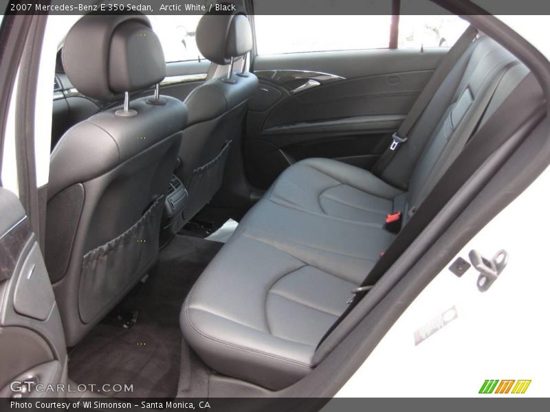 Arctic White / Black 2007 Mercedes-Benz E 350 Sedan