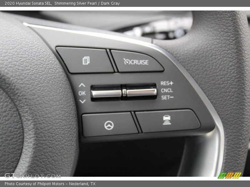 Shimmering Silver Pearl / Dark Gray 2020 Hyundai Sonata SEL