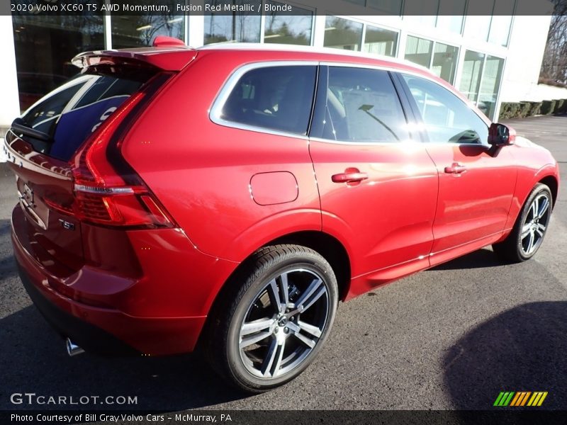 Fusion Red Metallic / Blonde 2020 Volvo XC60 T5 AWD Momentum